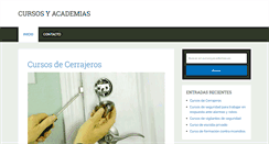 Desktop Screenshot of cursosyacademias.es