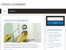 Tablet Screenshot of cursosyacademias.es